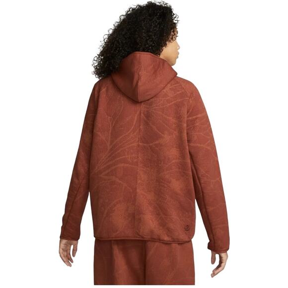 Nike Tech Pack Orange Therma Fit ADV Engineered Pullover Hoodie Sweatshirt - Picture 3 of 12